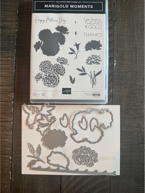 Stampin' Up! Other - Stampin’ Up Marigold Moments stamp set and Marigold Moments Dies die cut set